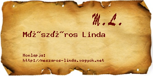 Mészáros Linda névjegykártya